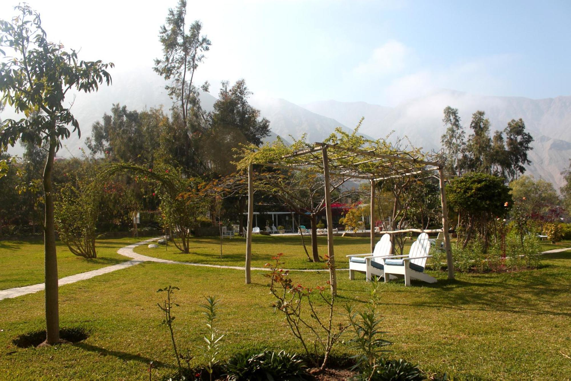 Hotel Los Palomos Lunahuaná エクステリア 写真